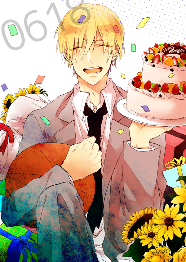 Anime, Umasikate, Kuroko No Basuke, Kise Ryouta, Fanart - Kise Ryouta Happy Birthday - HD Wallpaper 