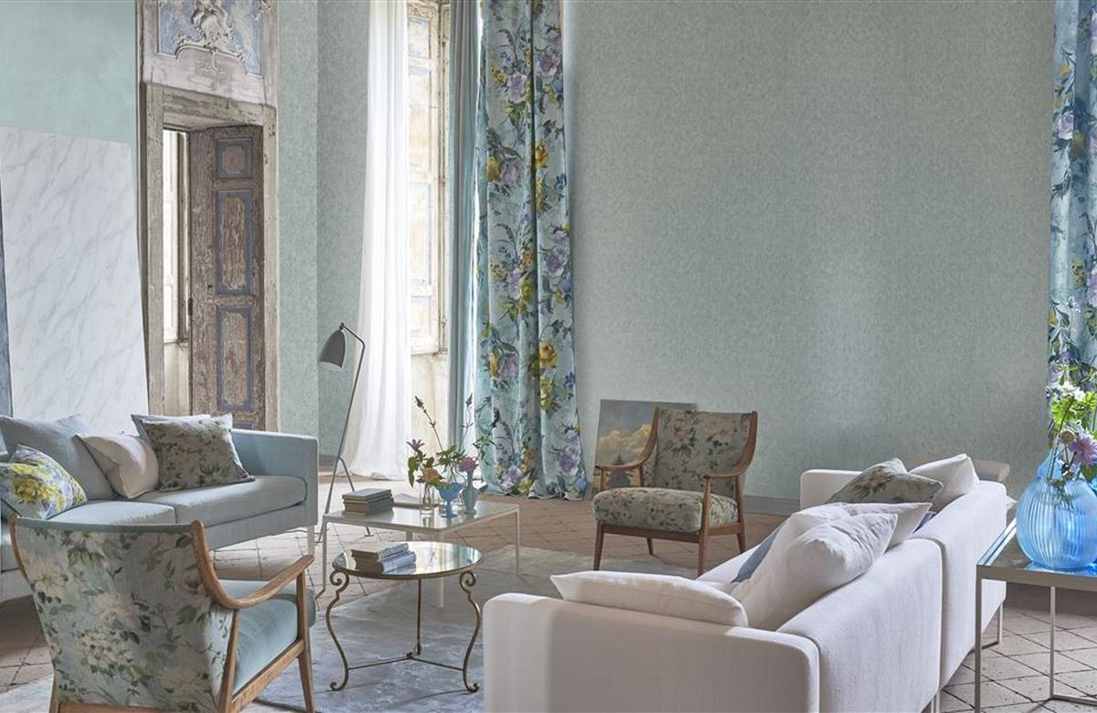 Fresco - Pewter Image - Designers Guild Curtains - HD Wallpaper 