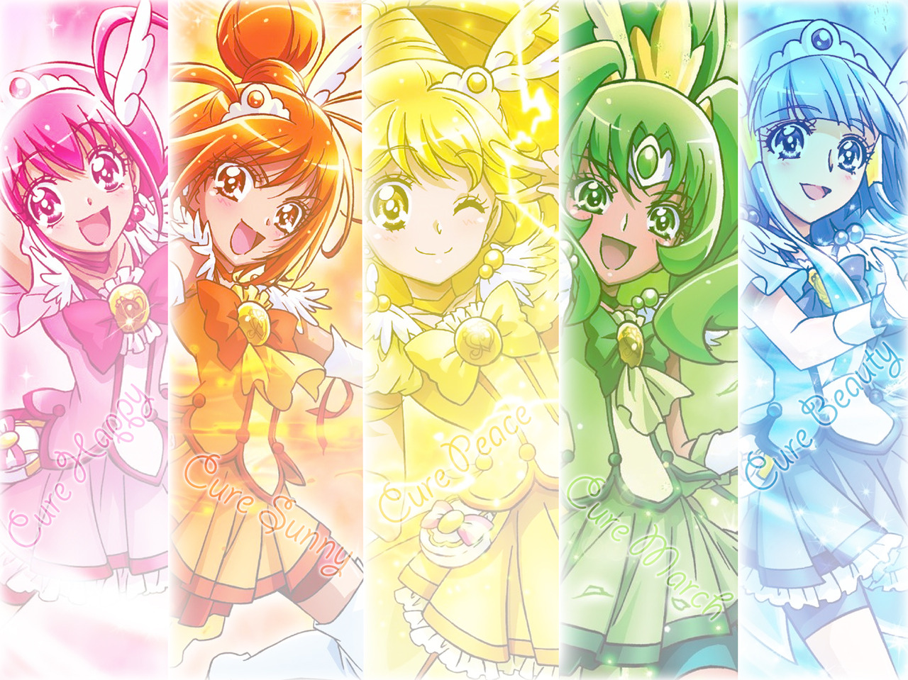 Amazing Smile Precure Pictures & Backgrounds - Glitter Force Wake Up Shake Up - HD Wallpaper 