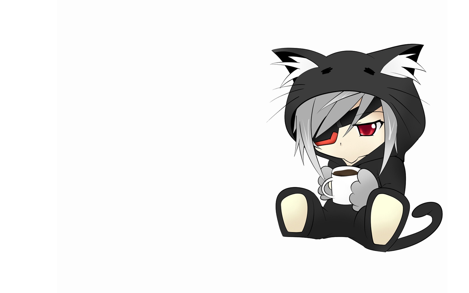 Wallpaper - Laura Infinite Stratos Cat - HD Wallpaper 