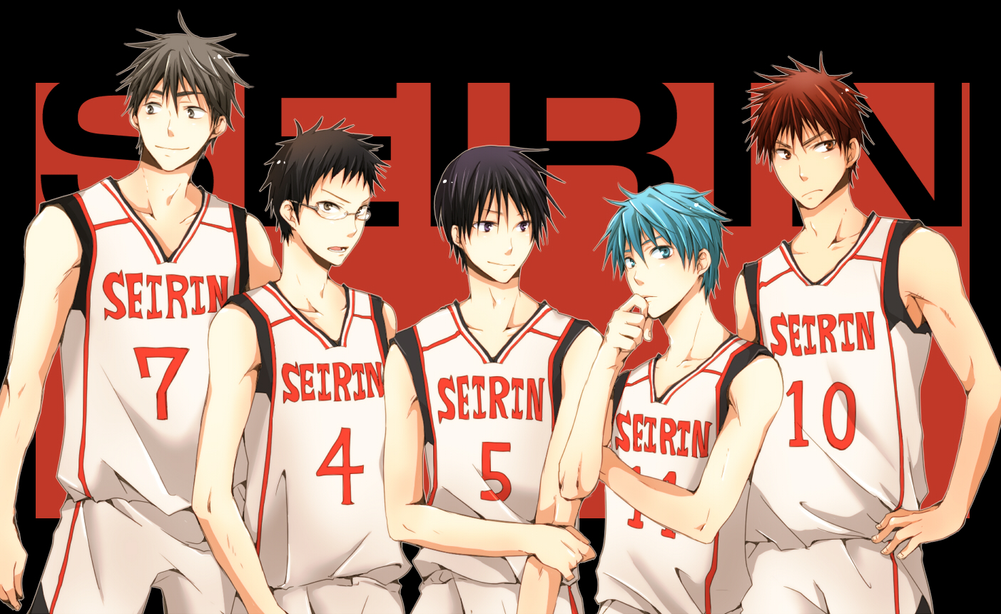 Seirin High 44 Wide Wallpaper - Kuroko No Basket Seirin 5 - HD Wallpaper 