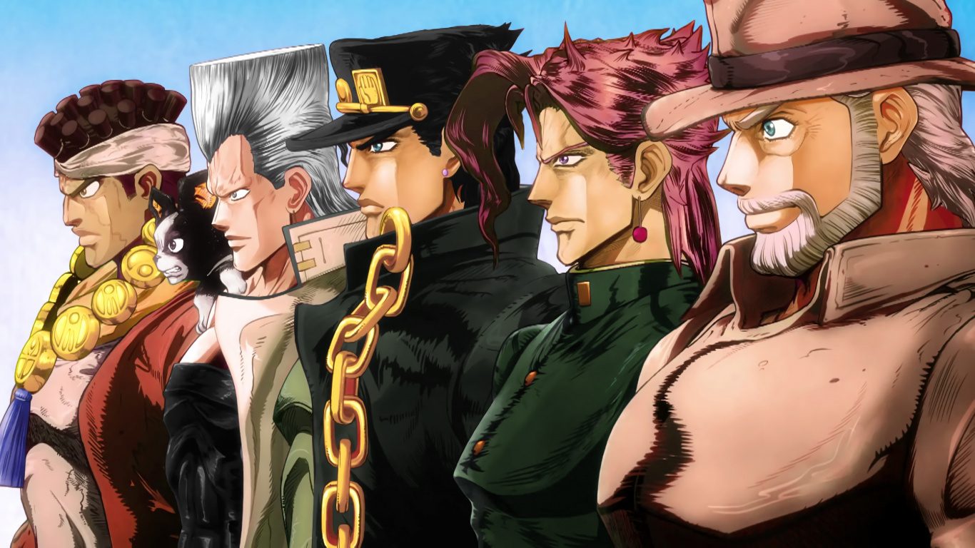 Anime Boys, Jojo S Bizarre Adventure, Anime, Wallpaper - Jojo's Bizarre Adventure - HD Wallpaper 