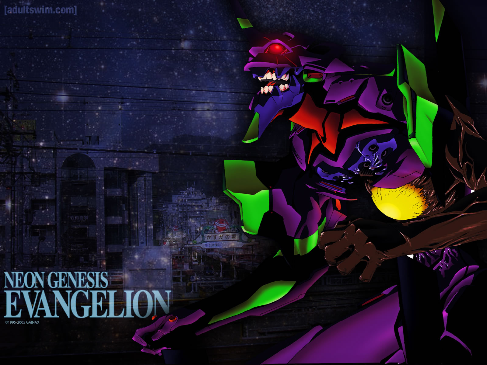 Purple Monster - Neon Genesis Evangelion Monster - HD Wallpaper 