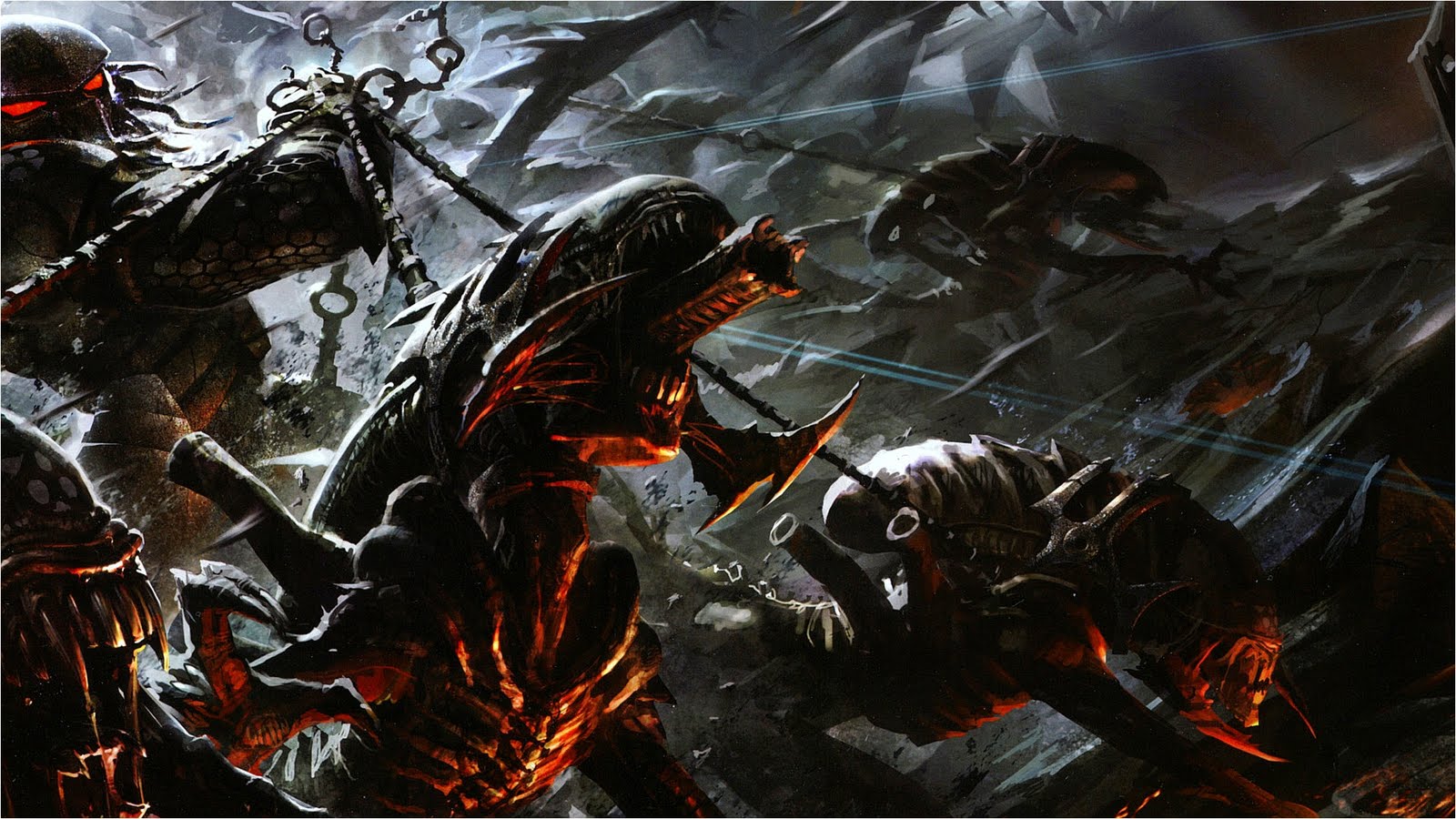 Aliens Vs. Predator: Three World War - HD Wallpaper 