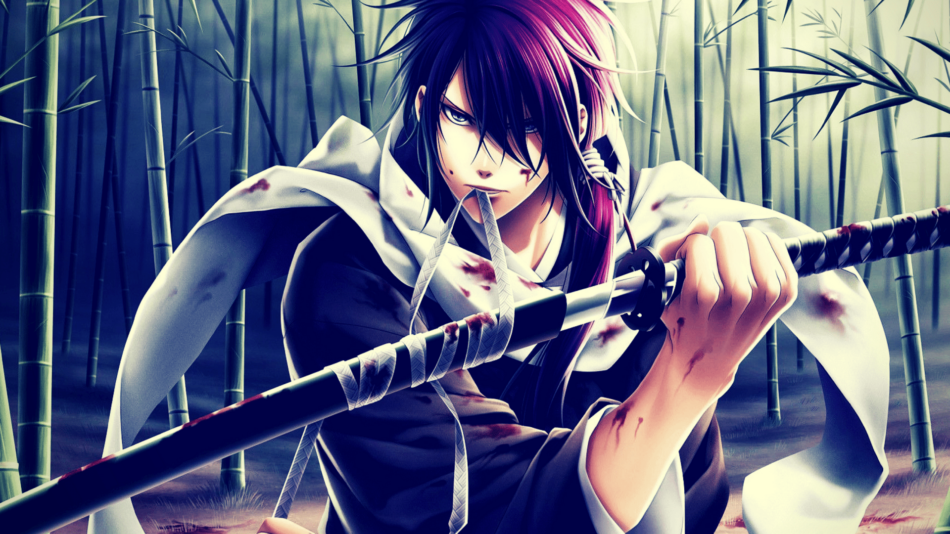 Male Samurai Anime - HD Wallpaper 
