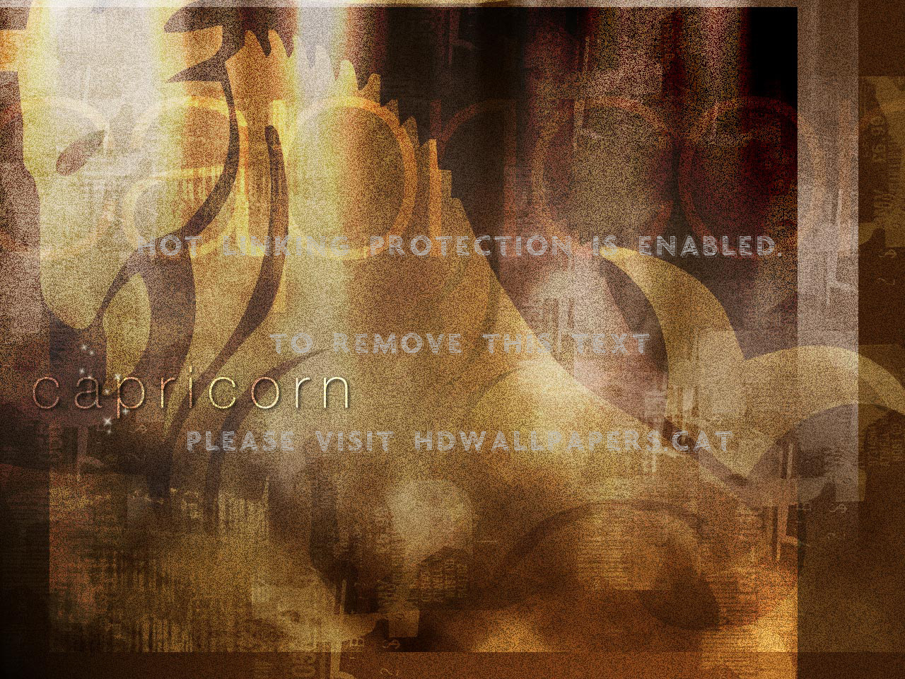 Capricorn Zodiac Abstract - Modern Art - HD Wallpaper 