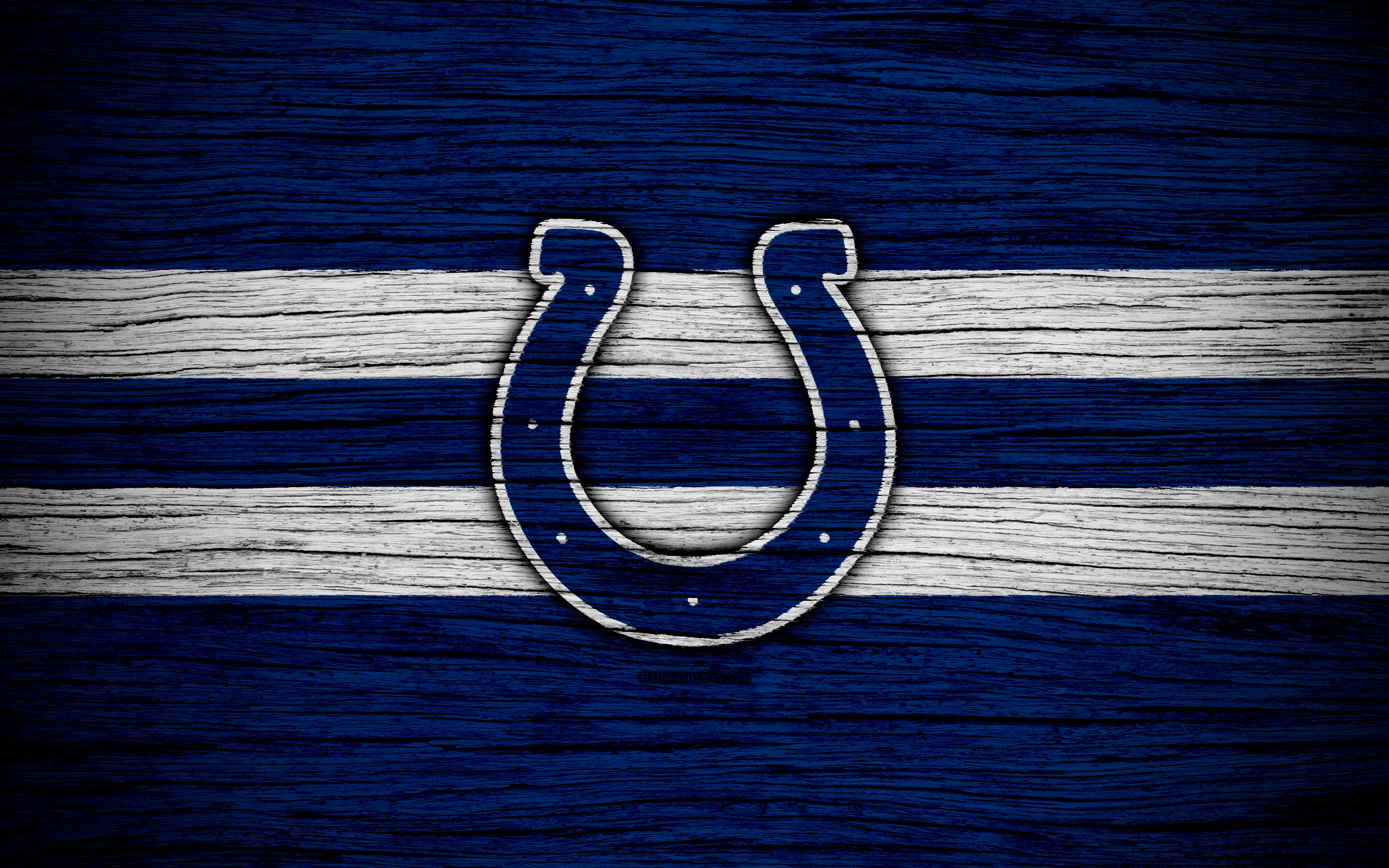 Indianapolis Colts, Nfl, American Conference, 4k, Wooden - Indianapolis Colts - HD Wallpaper 