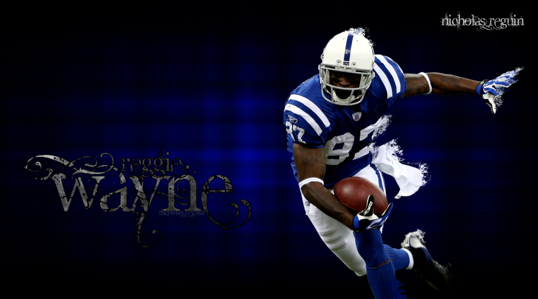 Reggie Wayne Colts Wallpaper Ramweb - Reggie Wayne - HD Wallpaper 