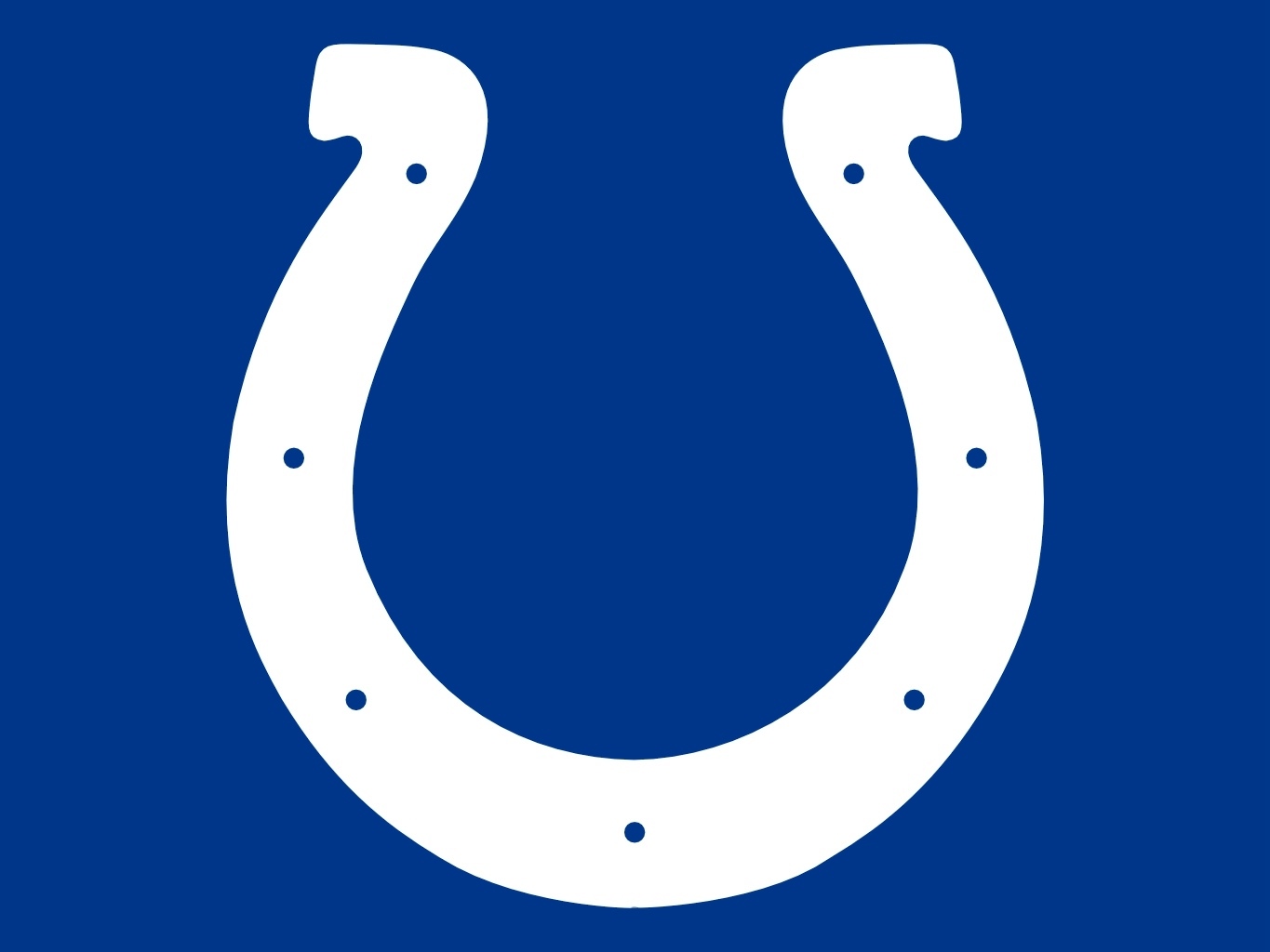 Nfl Logos - Indianapolis Colts Logo White - HD Wallpaper 
