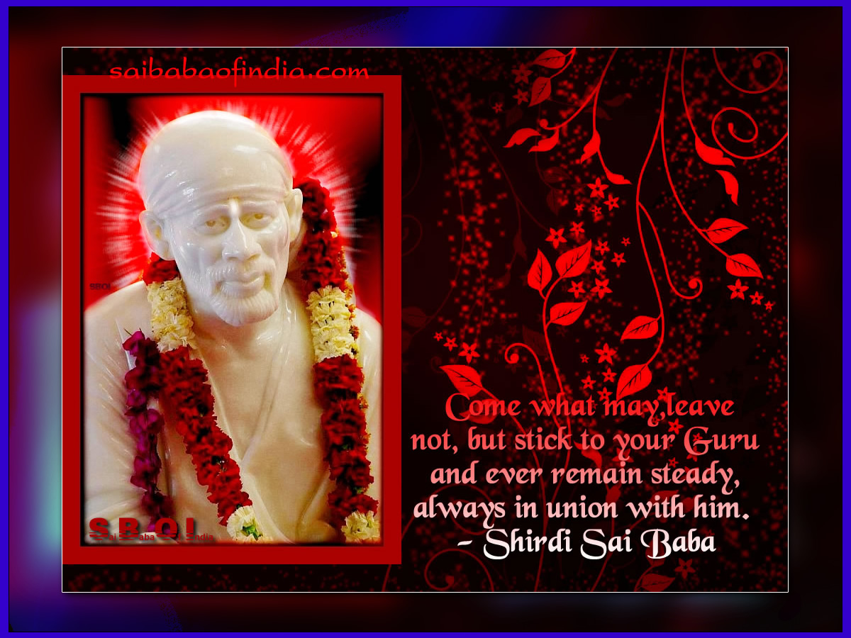 New Year Sai Baba - HD Wallpaper 