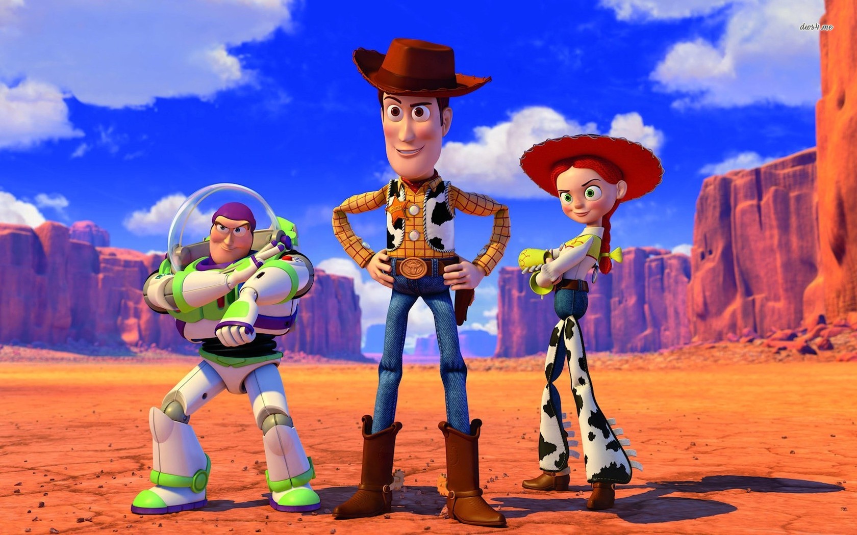 Woody Buzz Lightyear Jessie - HD Wallpaper 