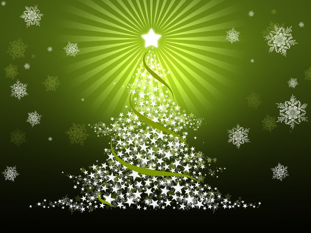 Green Christmas - Bonitas Fondo Imagenes De Navidad - HD Wallpaper 