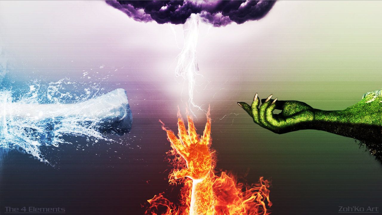 4 Elements Background - HD Wallpaper 