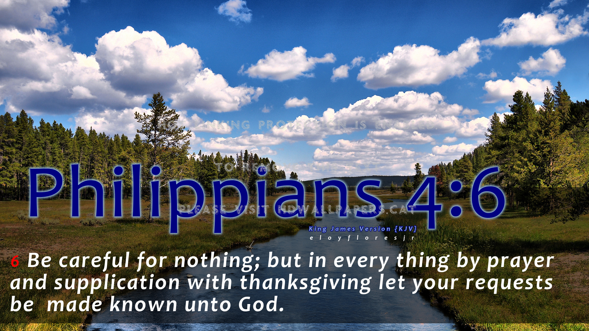 6 Bible Verse Wallpaper - Background Design River - HD Wallpaper 