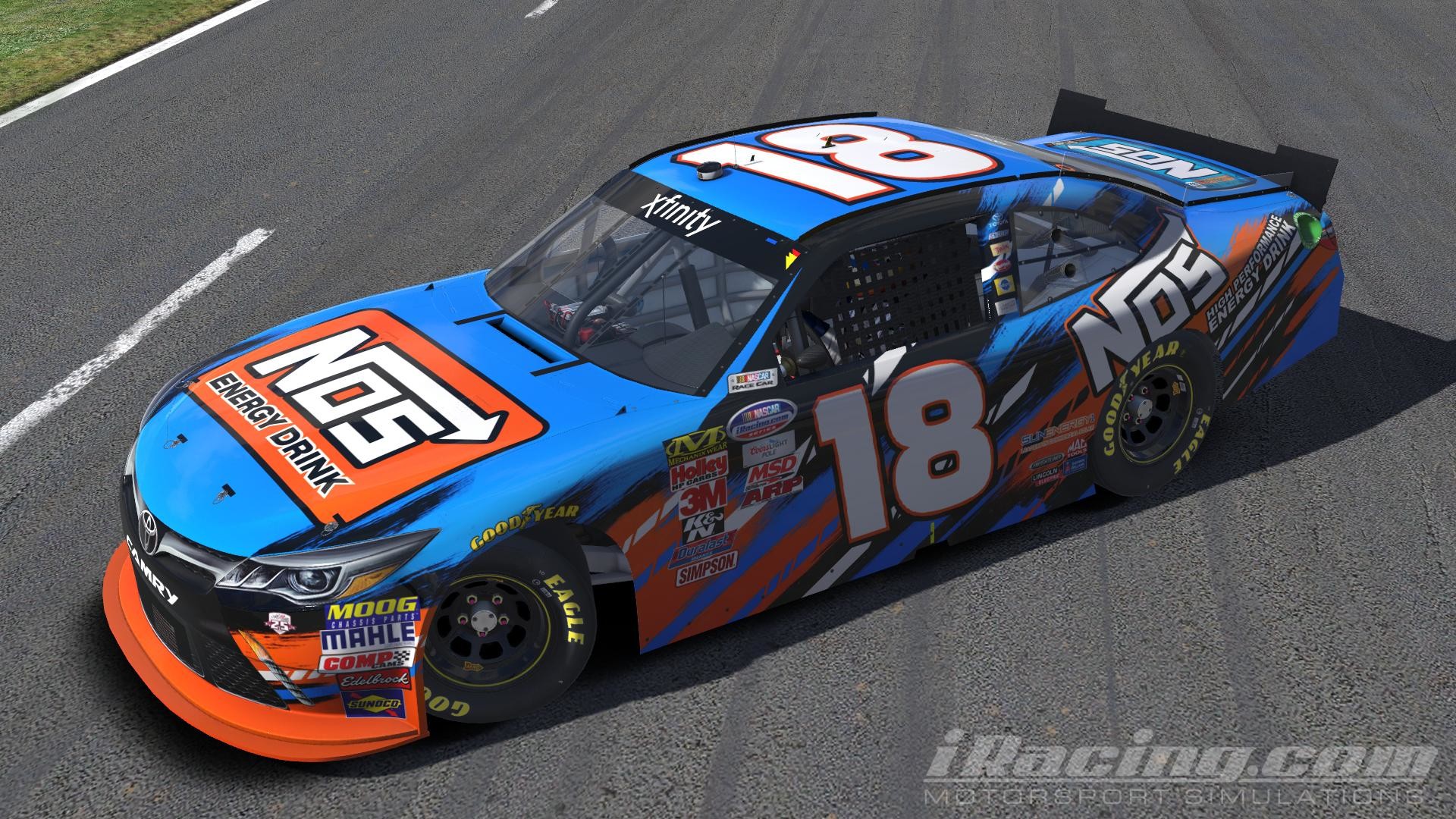 2016 Kyle Busch Nos Energy Drink Nascar Xfinity Toyota - Nos Energy Drink Car - HD Wallpaper 