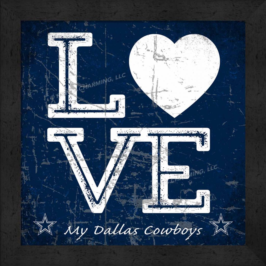 Dallas Cowboys Helmet Wall Decor Diy Paint Theme - Dallas Cowboy Love My Team - HD Wallpaper 
