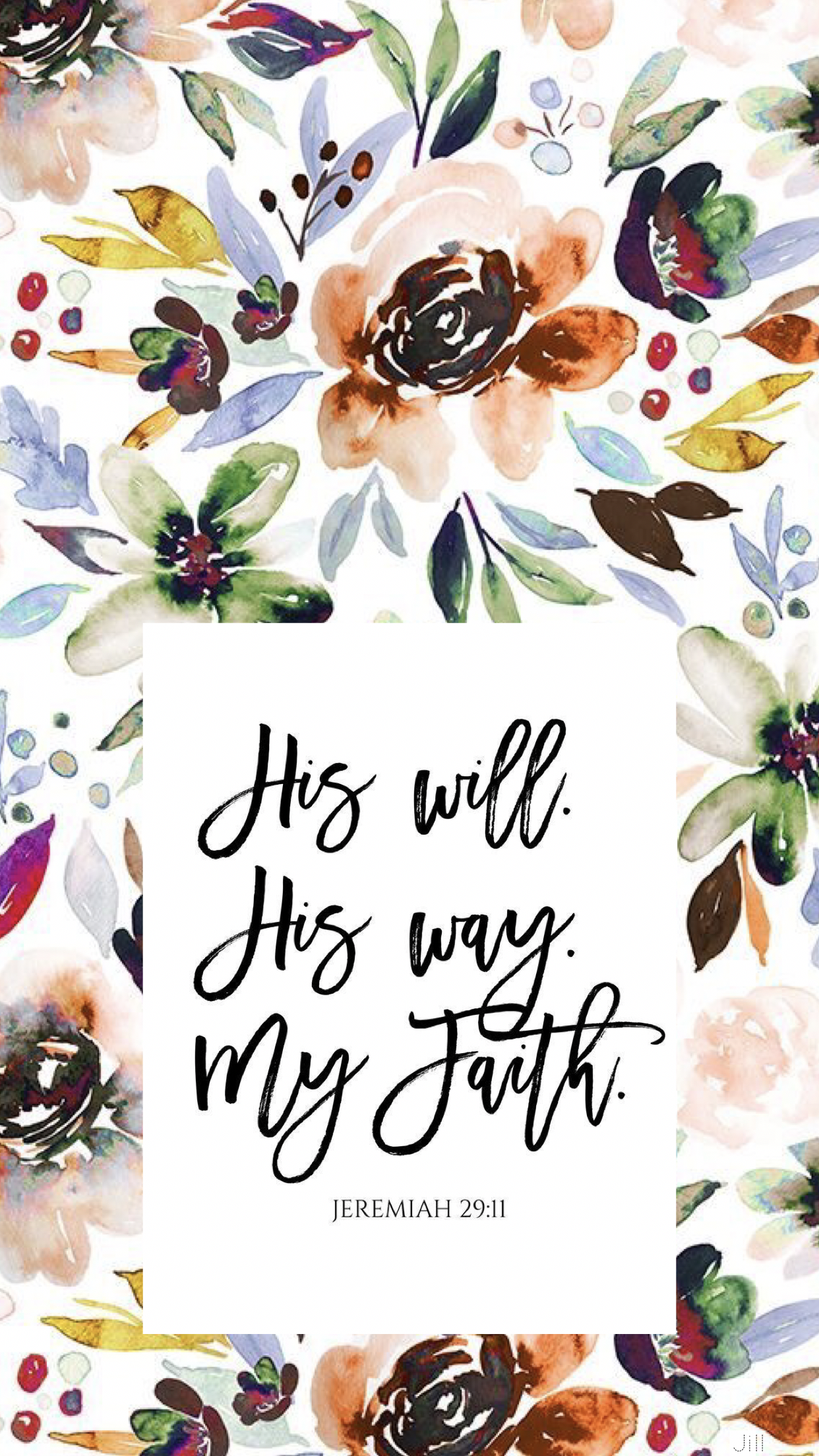 Bible Verses His Will His Way My Faith - HD Wallpaper 