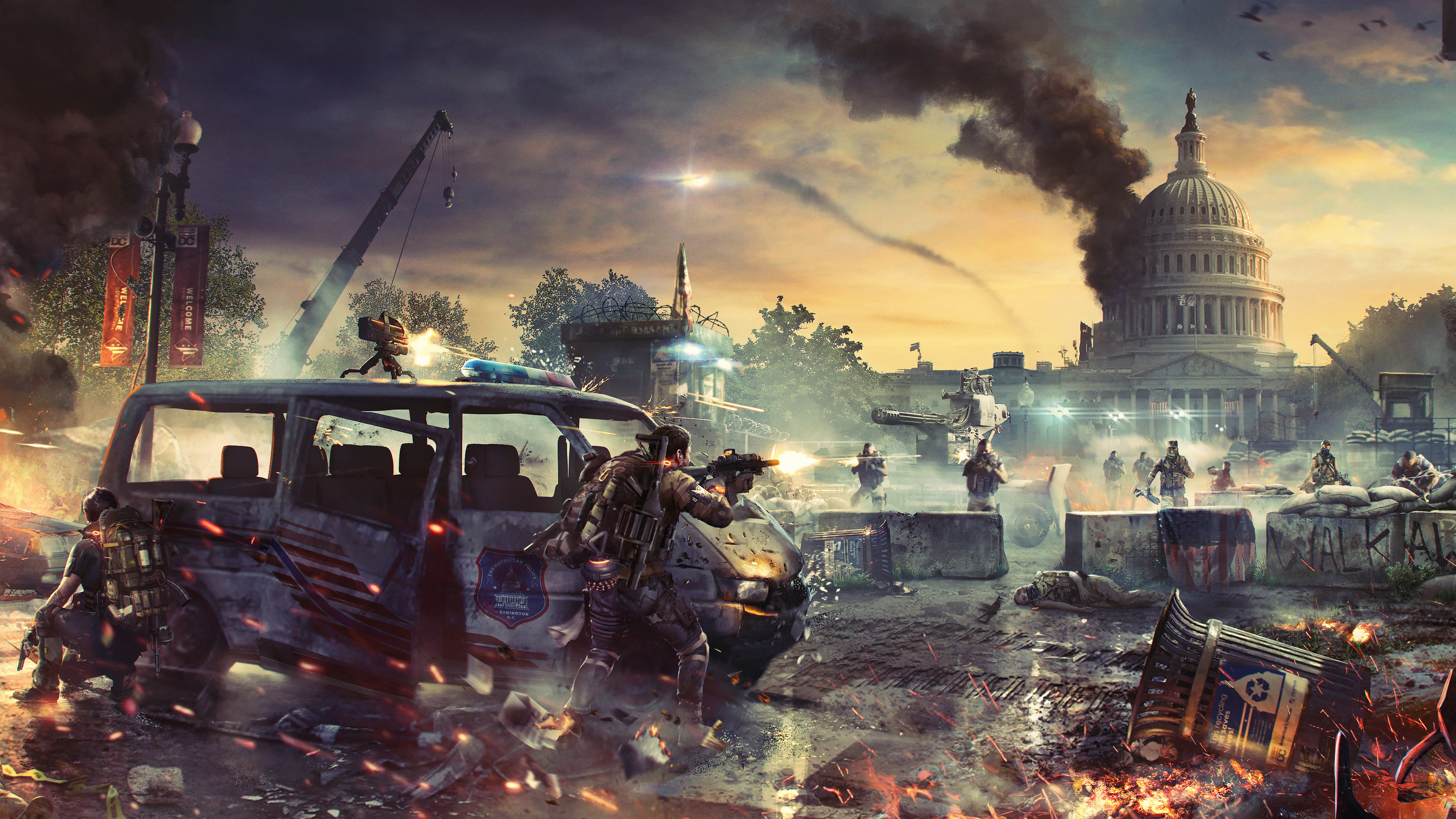 Tom Clancy The Division 2 - HD Wallpaper 