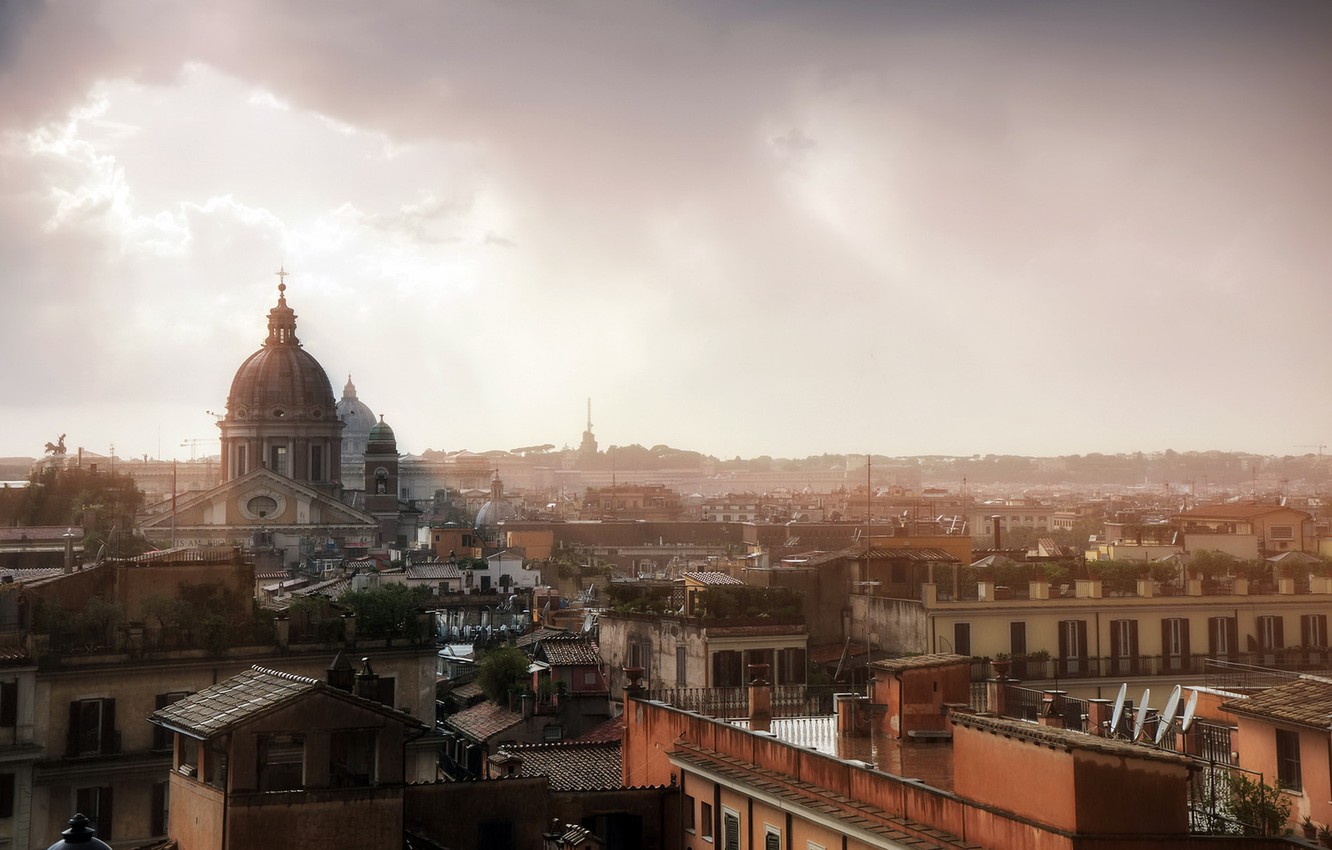 Photo Wallpaper The City, Background, Vatican - Rome - HD Wallpaper 