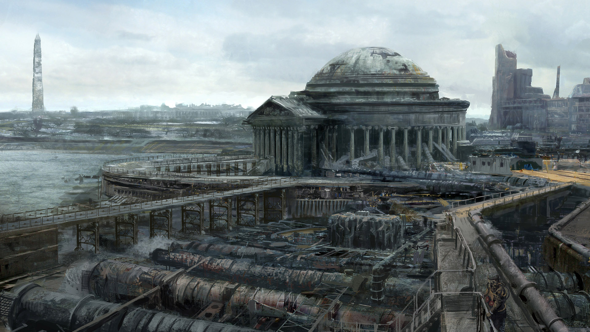 Wallpaper - Art Ancient Rome Fantasy - HD Wallpaper 