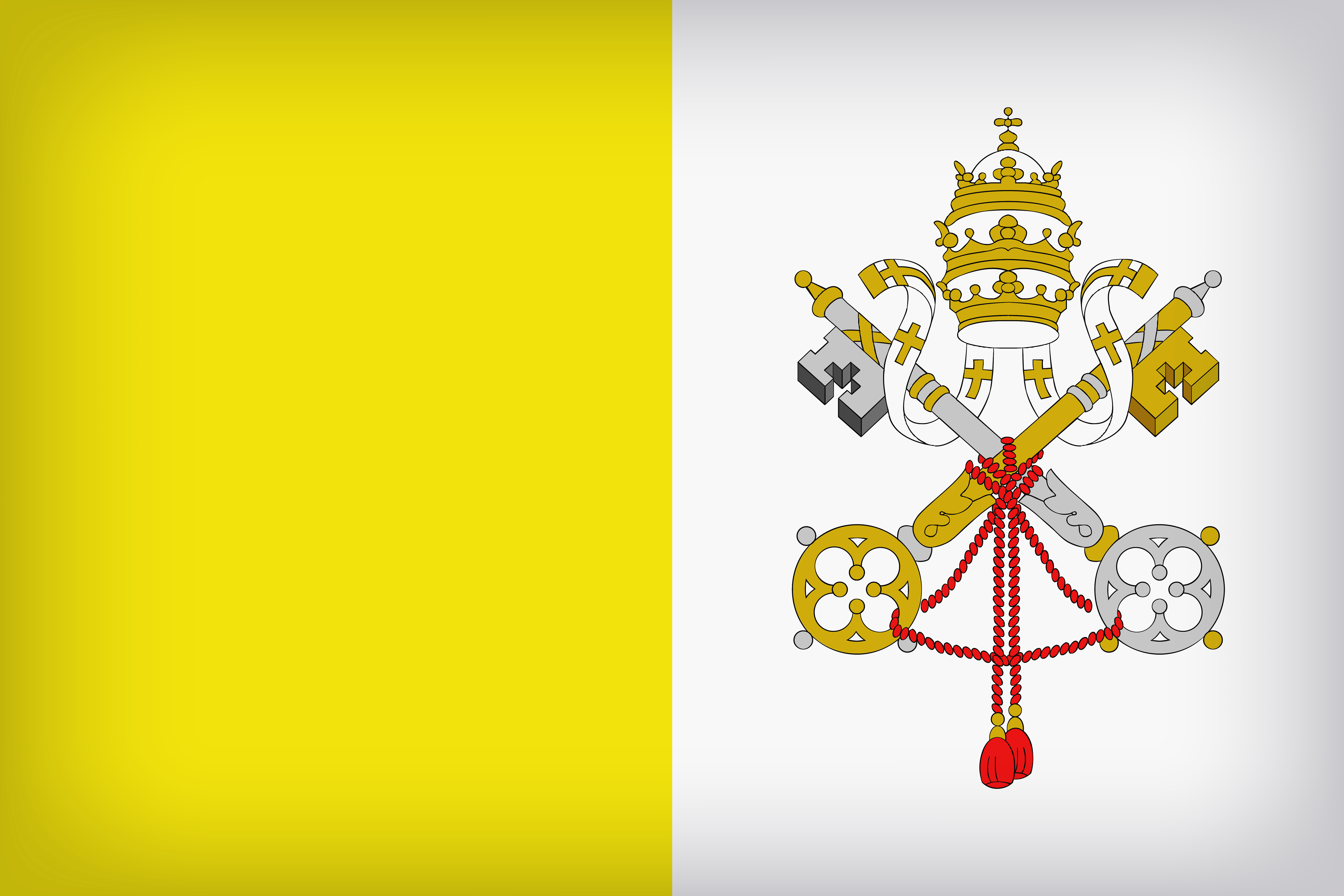 Vatican City Flag - HD Wallpaper 