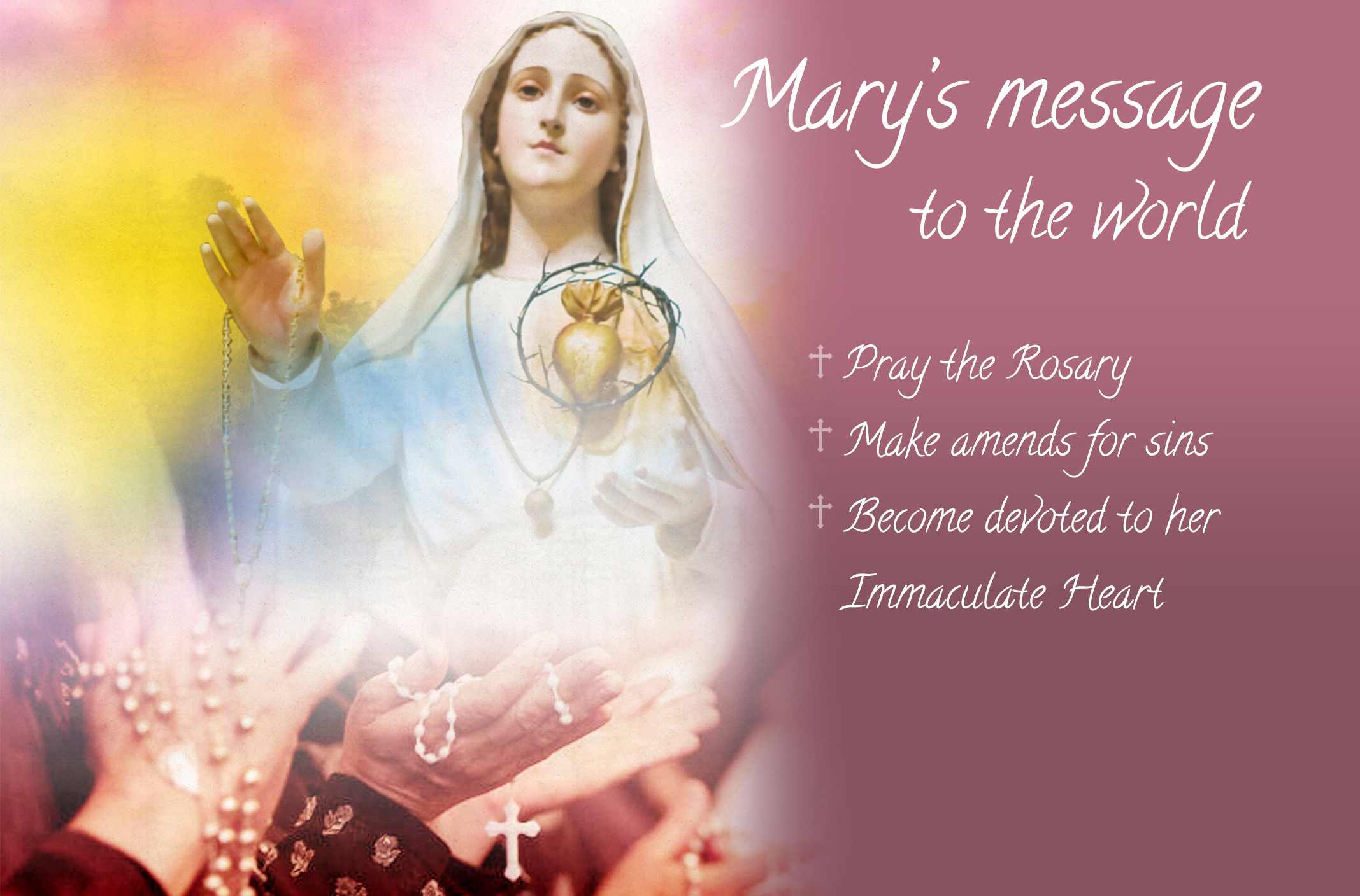 Our Lady Of Fatima Wallpaper 
 Data-src /w/full/7/b/4/465481 - Our Lady Of Fatima Blessings - HD Wallpaper 