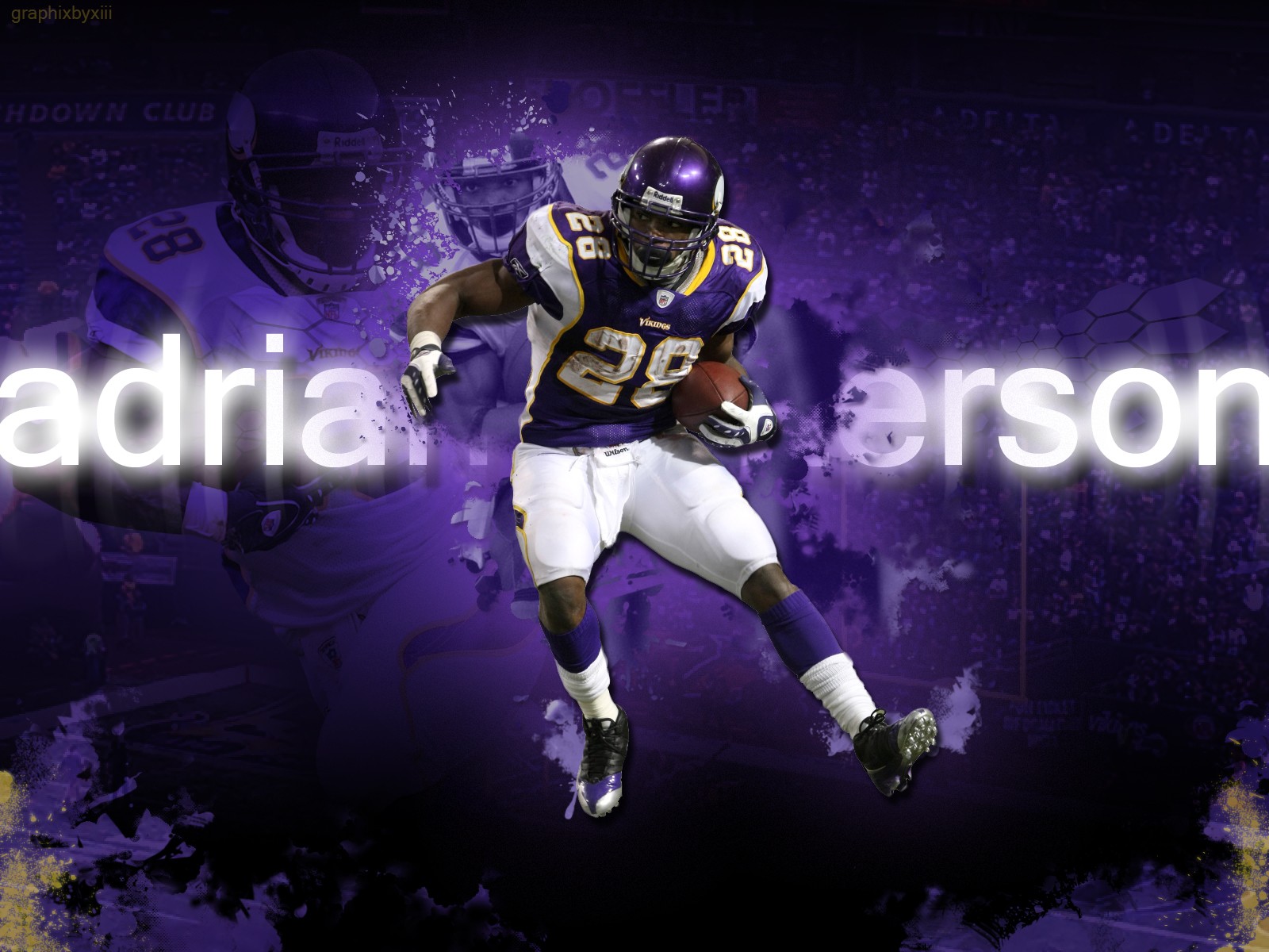 Adrian Peterson 1600x1200 Wallpaper Teahub Io