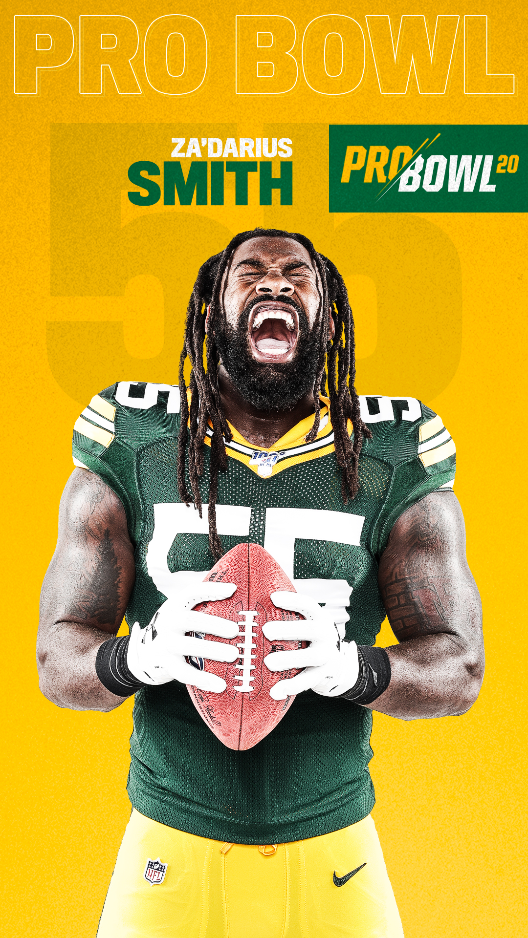 Za Darius Smith Packers - HD Wallpaper 