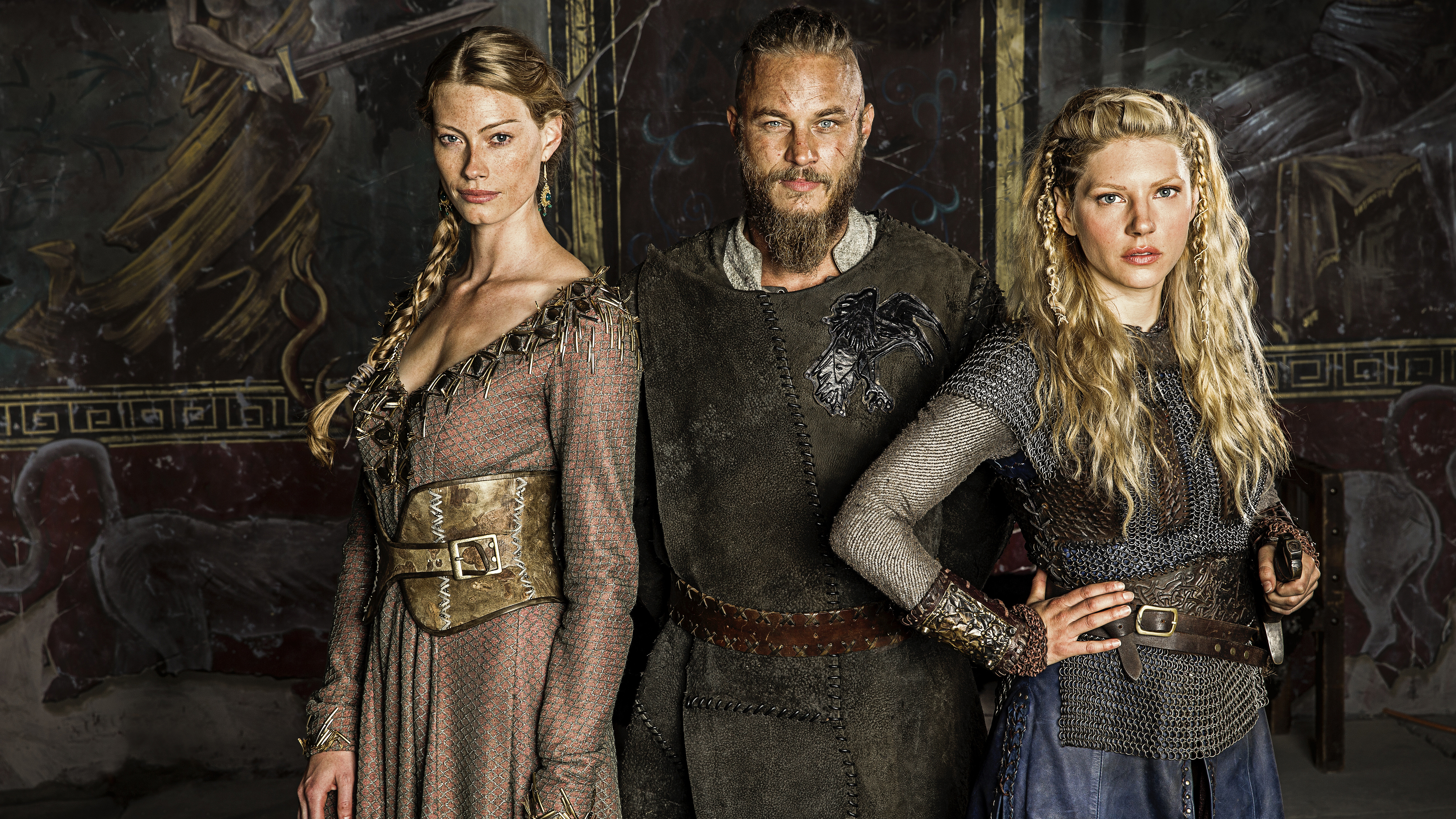 Ragnar Lothbrok And Lagertha - HD Wallpaper 