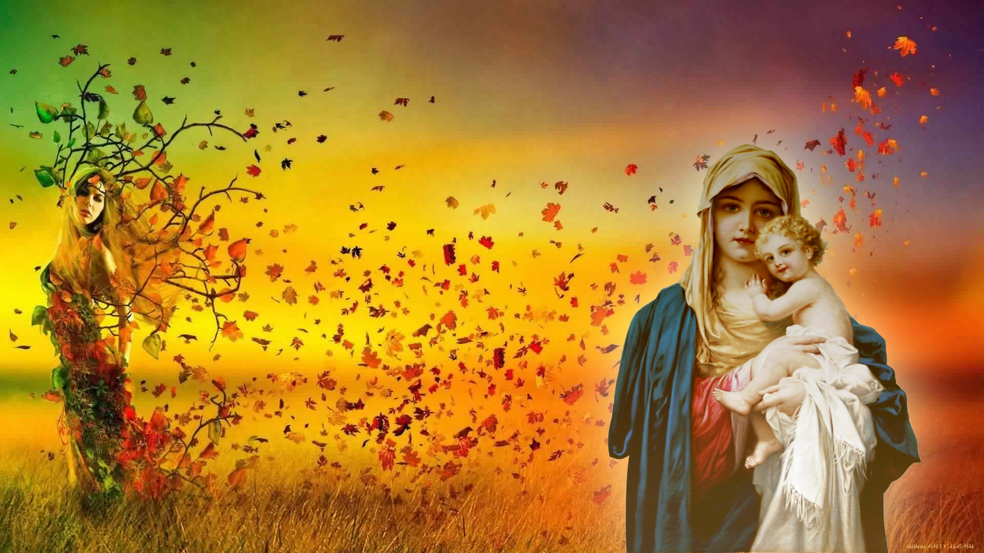 Mother Mary Wallpapers Hd - HD Wallpaper 