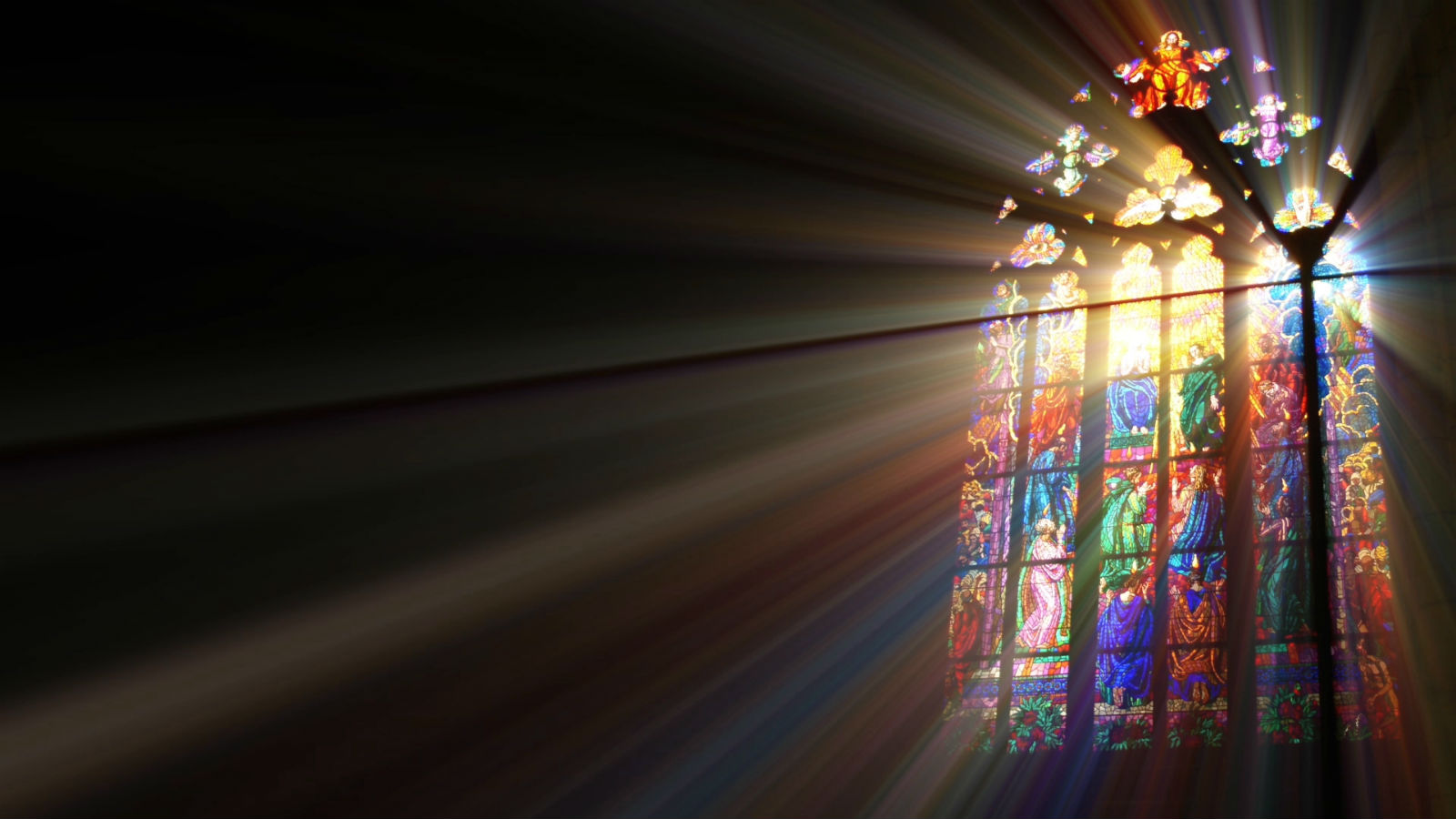 Stained Glass Window Light - HD Wallpaper 