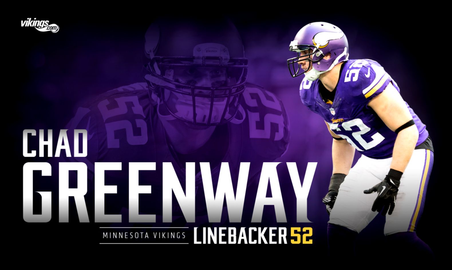 Minnesota Vikings Wallpapers - Chad Greenway - HD Wallpaper 