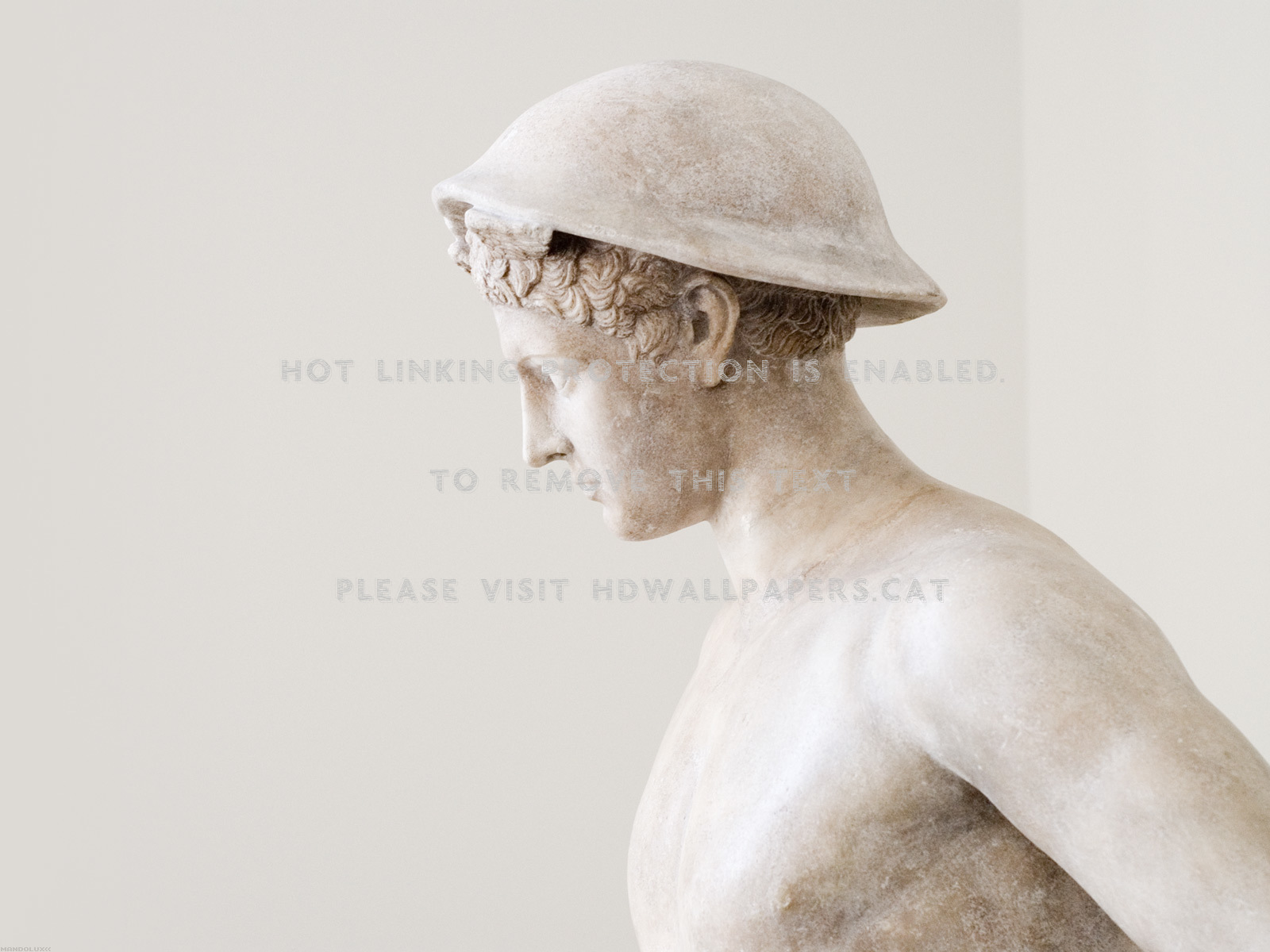 Mercury Hermes Statue Greek Old Ancient - Man Cannot Remake Himself Without Suffering, For He - HD Wallpaper 