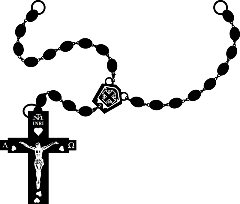 Rosary Clip Art - Rosary Beads Tattoo Designs - HD Wallpaper 