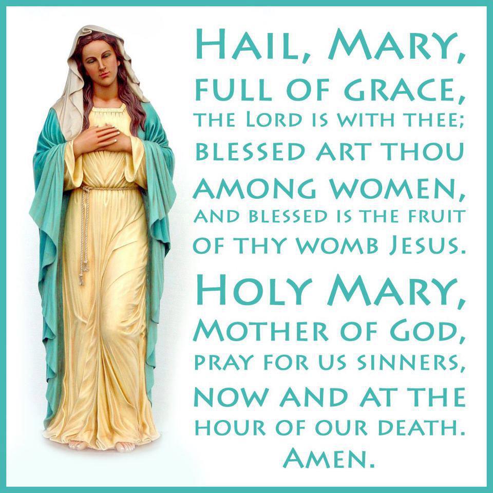 Mother Mary Prayer Hd - HD Wallpaper 