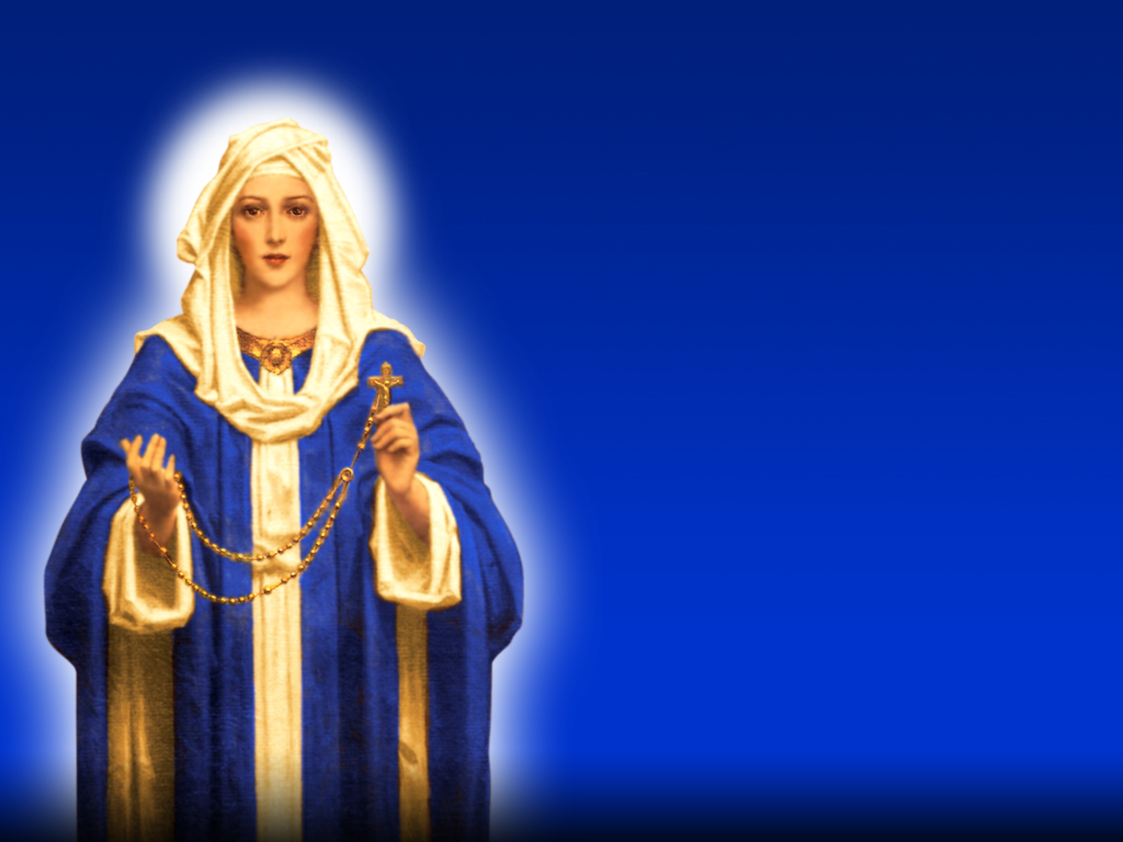 October 7 Our Lady Of The Rosary - HD Wallpaper 