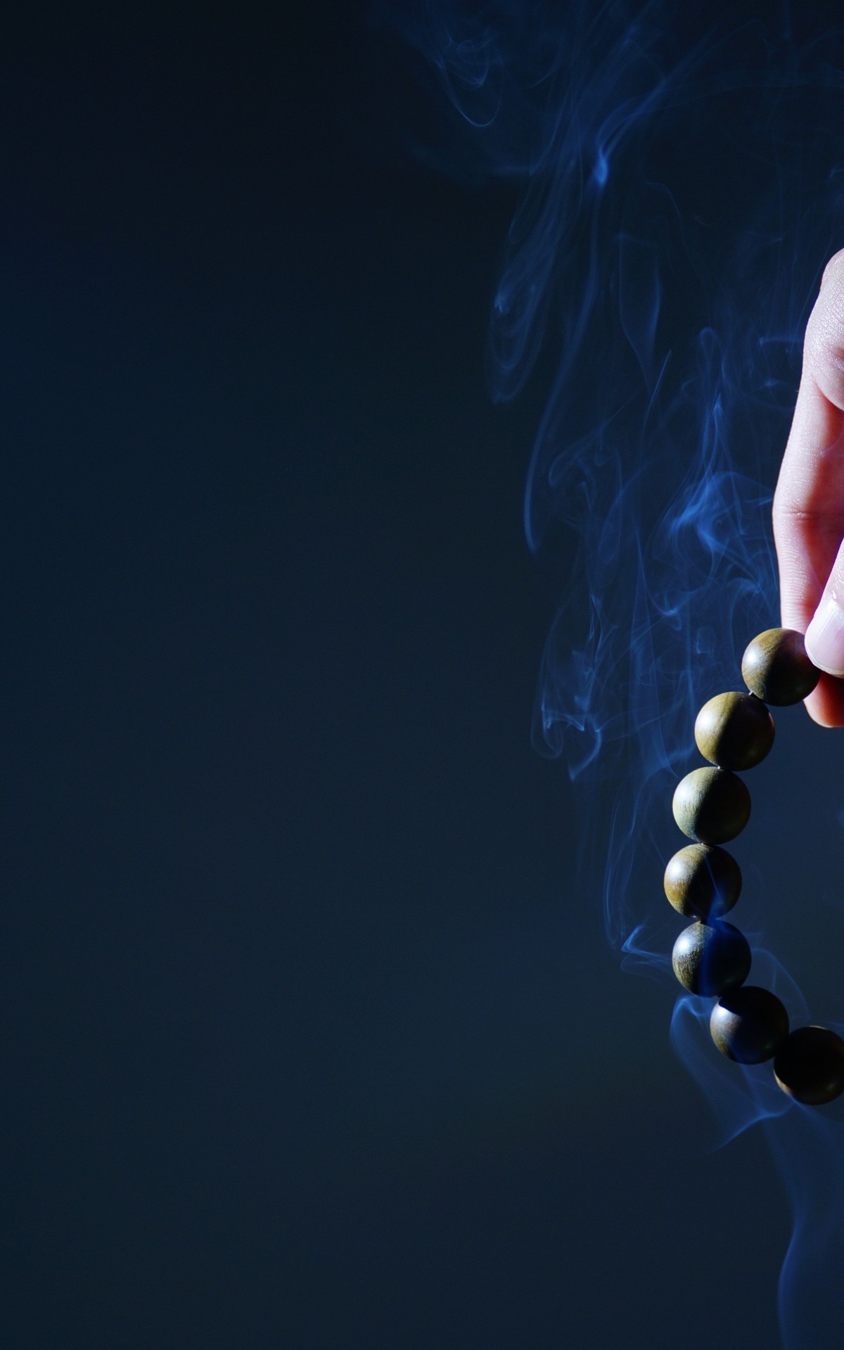 Rosary, Smoke, Hand - Bead - HD Wallpaper 