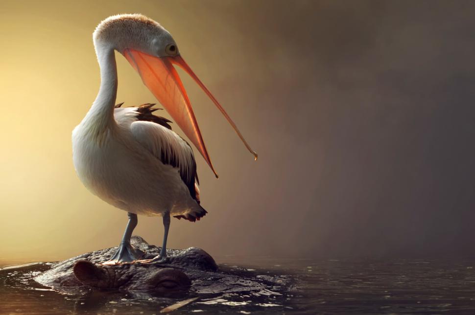 Pelican Bird Wallpaper,pelican Hd Wallpaper,bird Hd - Pelican 4k - HD Wallpaper 