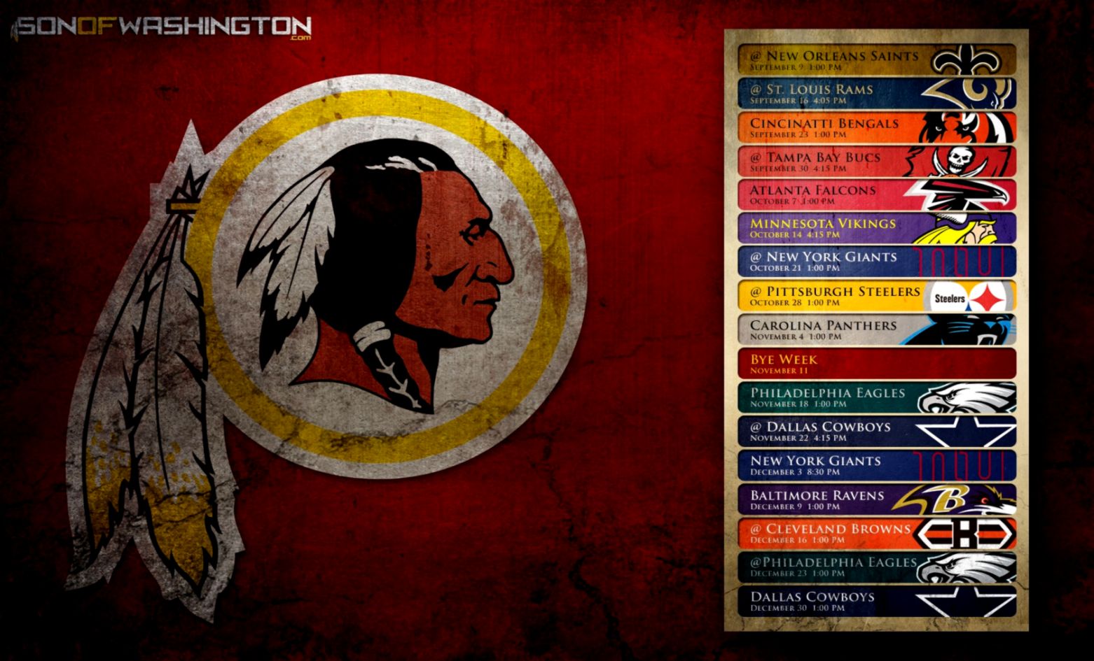 Washington Redskins Schedule - Washington Redskins Cover - HD Wallpaper 