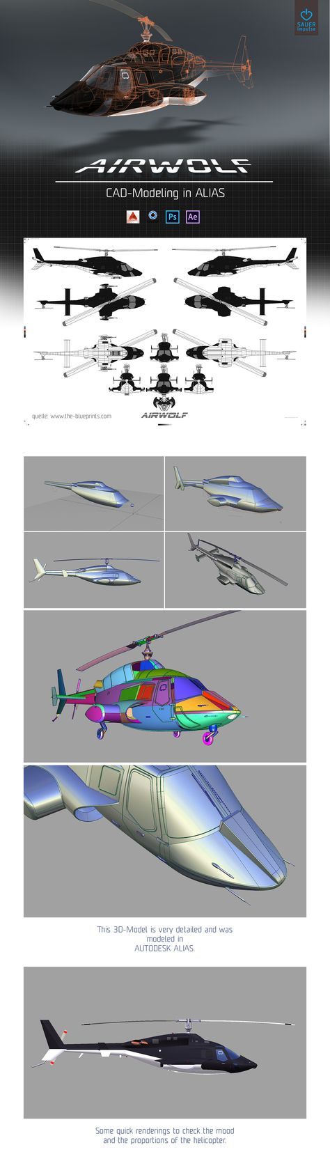 Airwolf Design - HD Wallpaper 