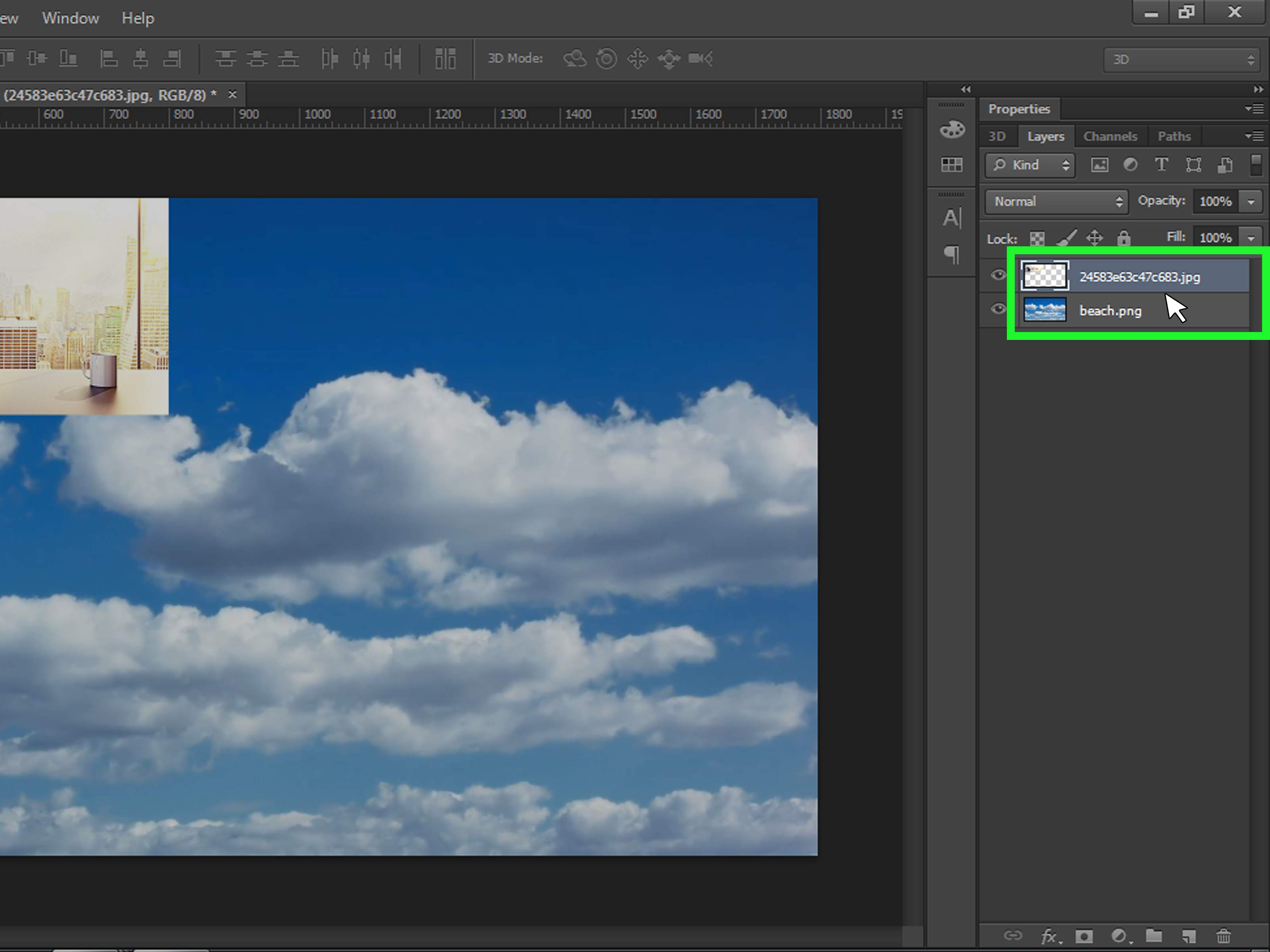 Image Titled Open Multiple Images As Layers In Photoshop - HD Wallpaper 