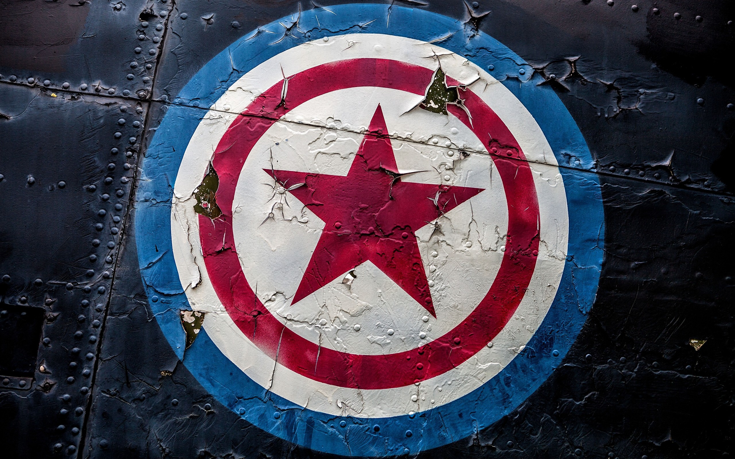 Captain America Logo Wallpapers And Images - Star Captain America - HD Wallpaper 