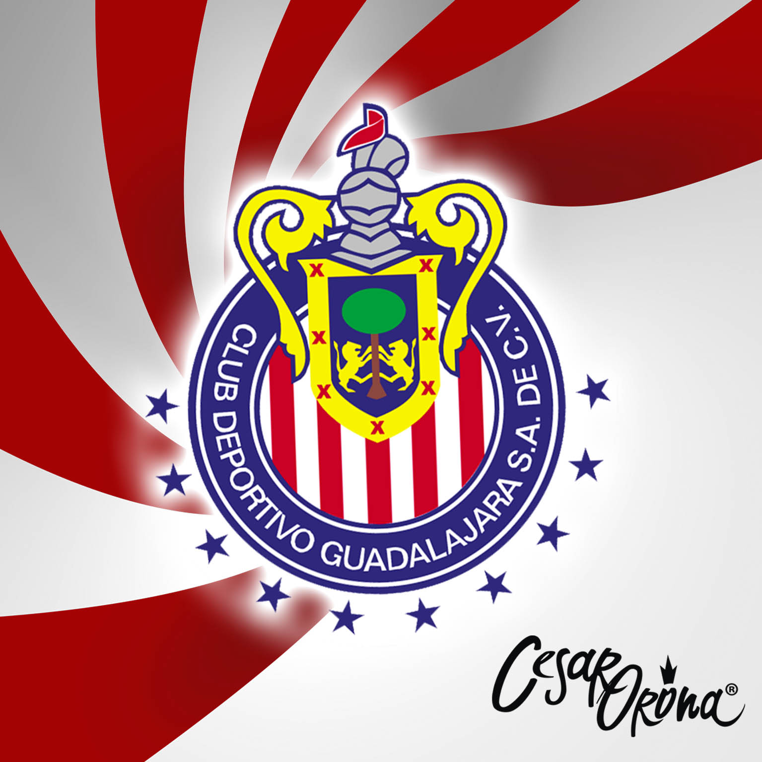 Chivas Guadalajara Logo - HD Wallpaper 