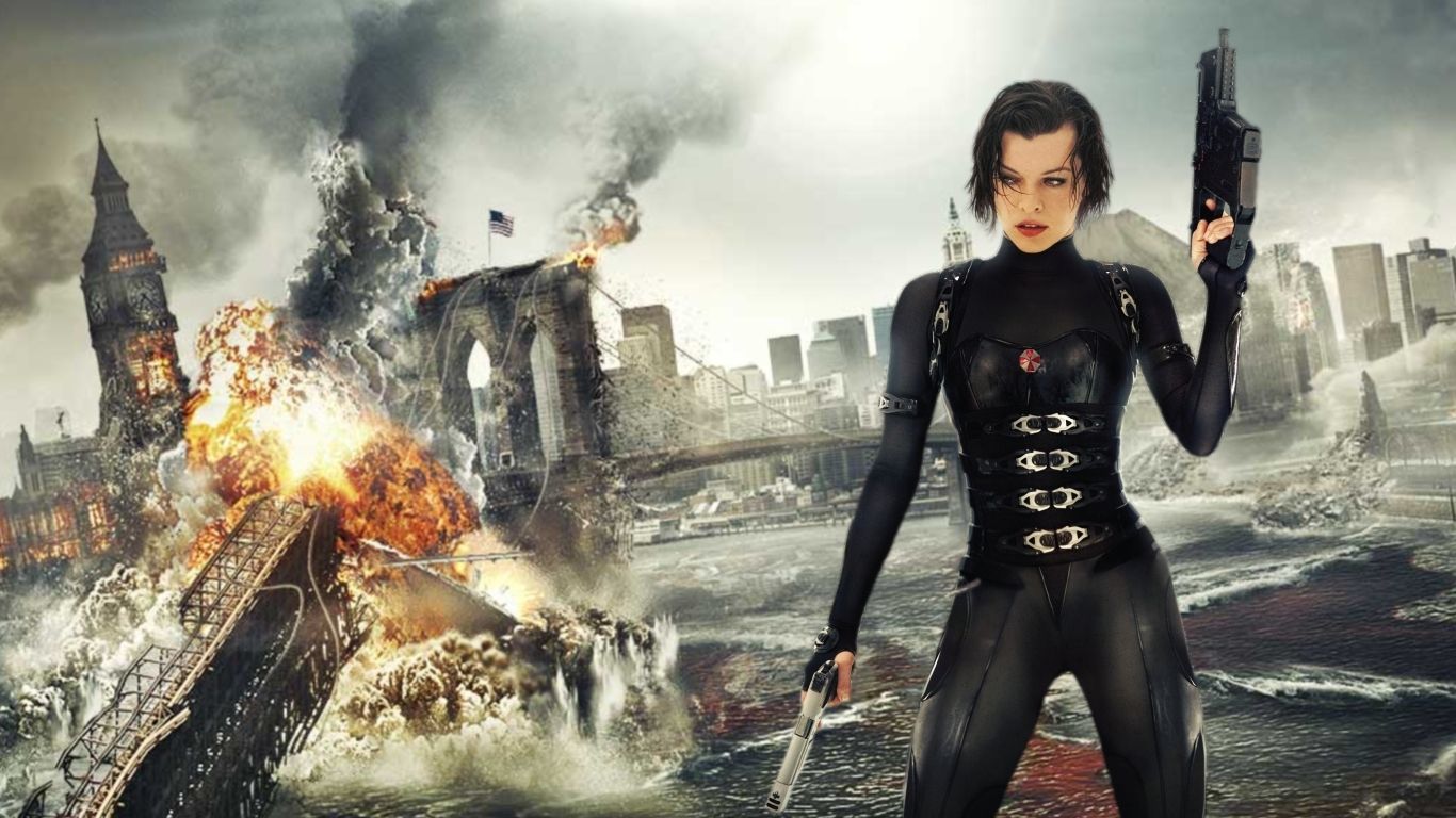 Resident Evil Milla Jovovich 6 - HD Wallpaper 