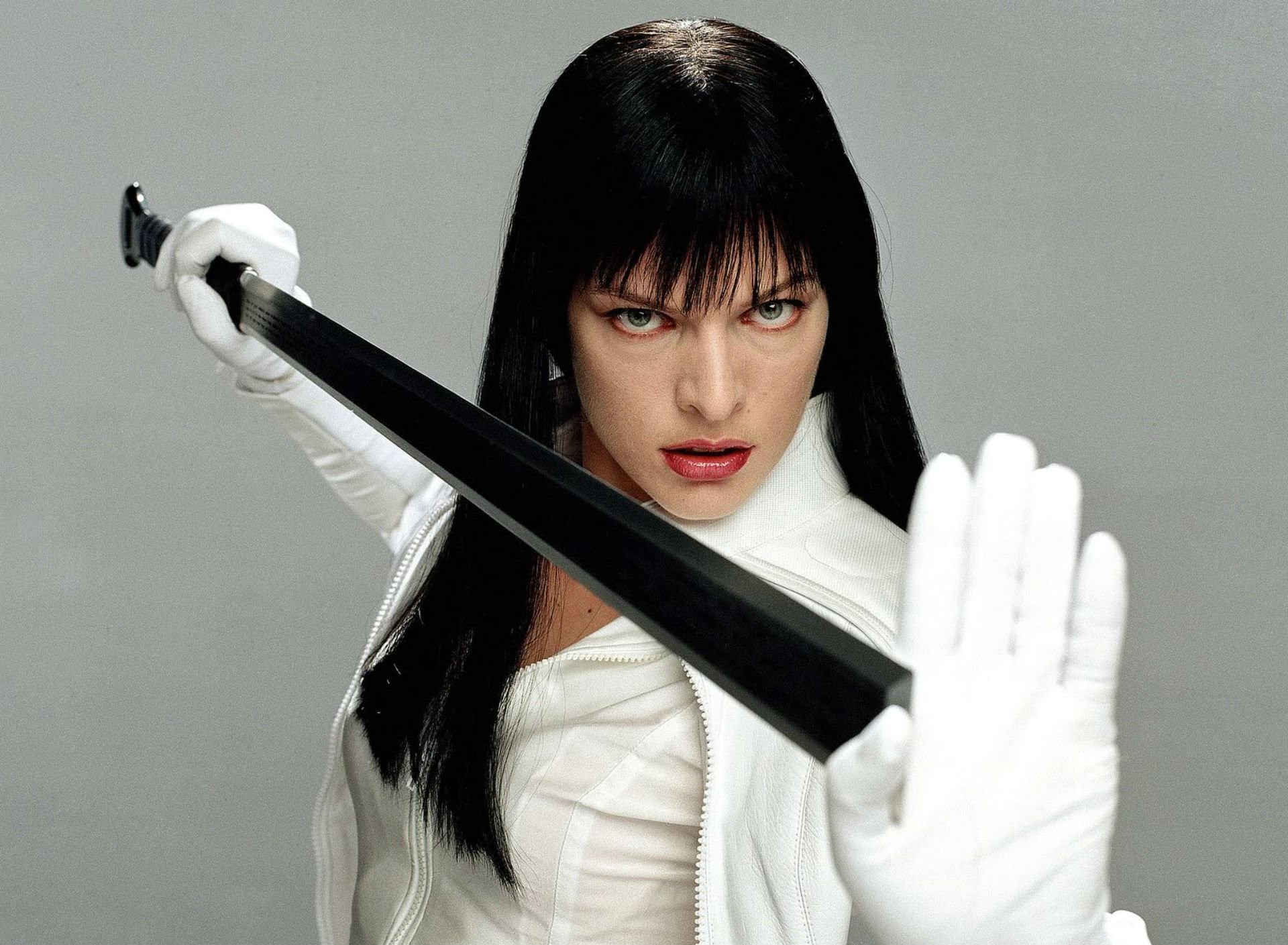 Ultraviolet Wallpaper And Background - Milla Jovovich Resident Evil 3 - HD Wallpaper 