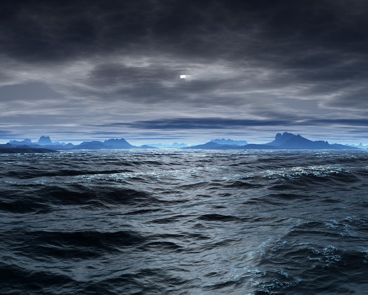 pics Dark Ocean Water Wallpaper Hd dark ocean wallpaper 1280x1024