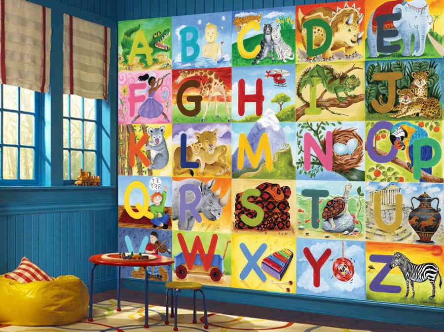 Murals For Kindergarten - HD Wallpaper 