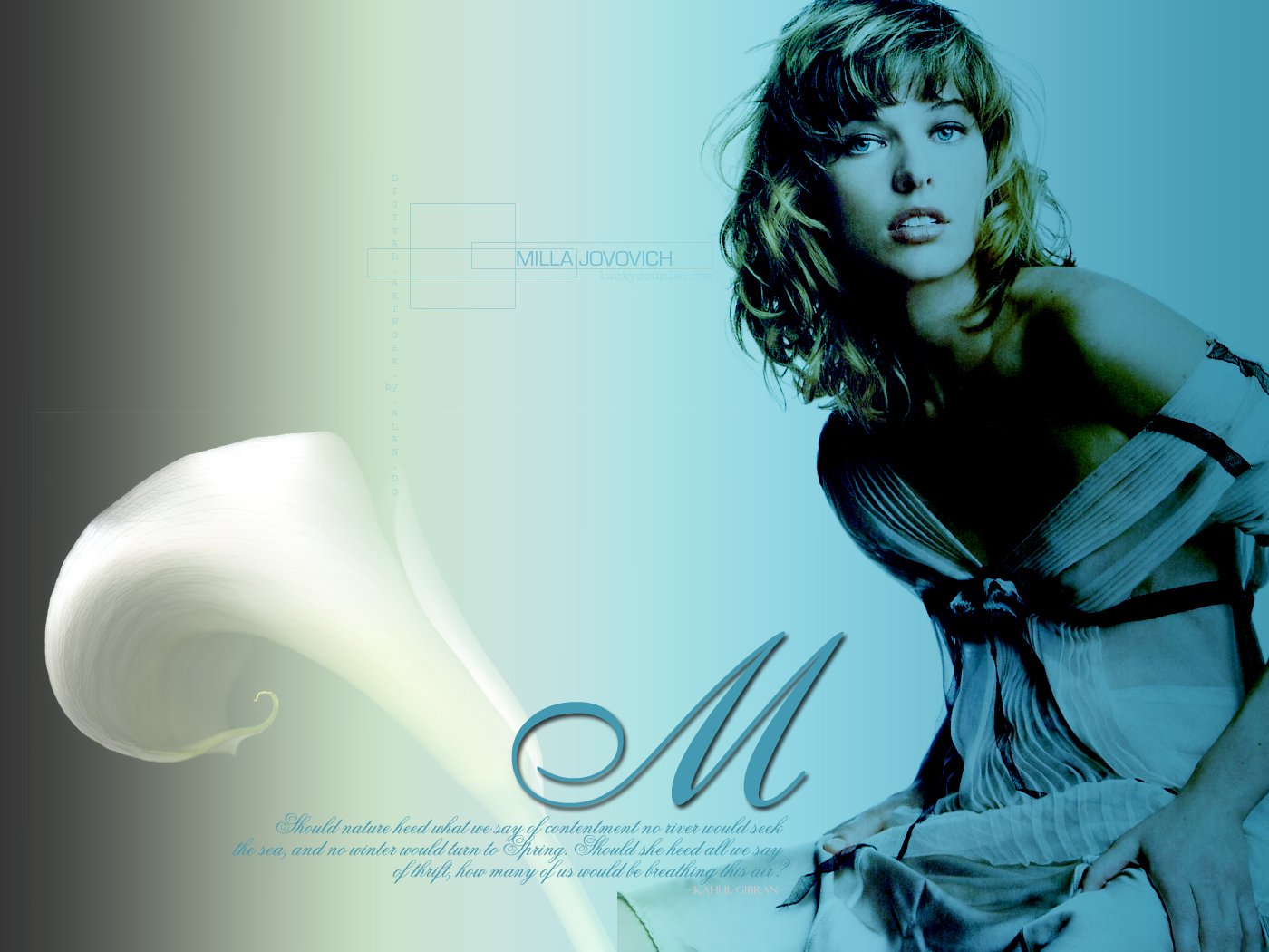 Milla Jovovich - HD Wallpaper 