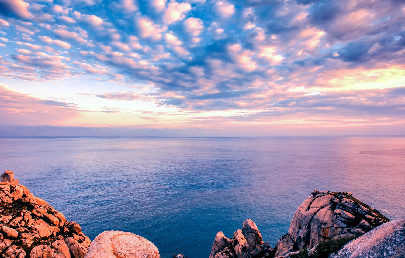 Photo Wallpaper Sea, The Sky, Clouds, Sunset, The Ocean, - 윈도우 4k 배경 화면 - HD Wallpaper 