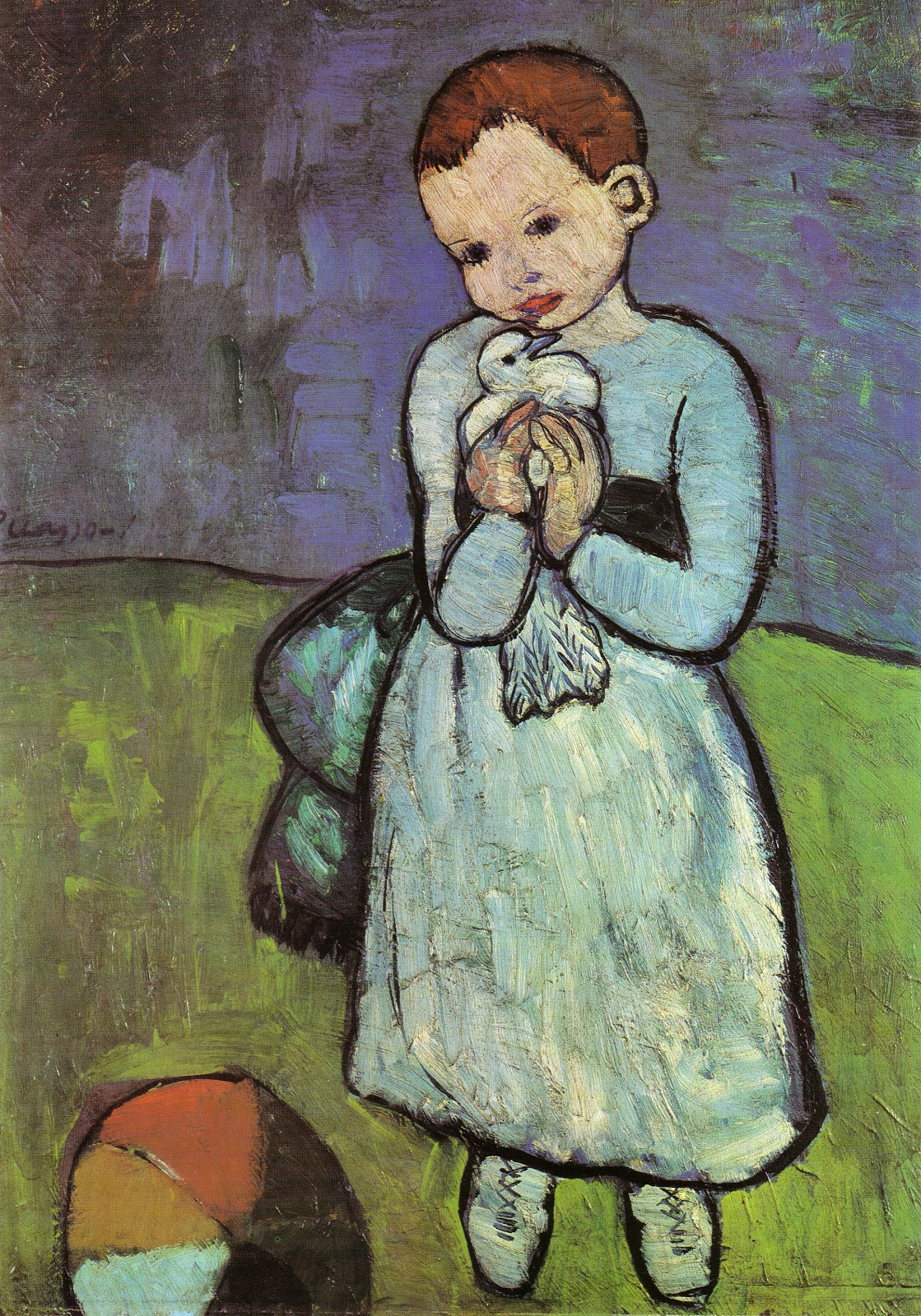 Picasso Child With A Dove - HD Wallpaper 